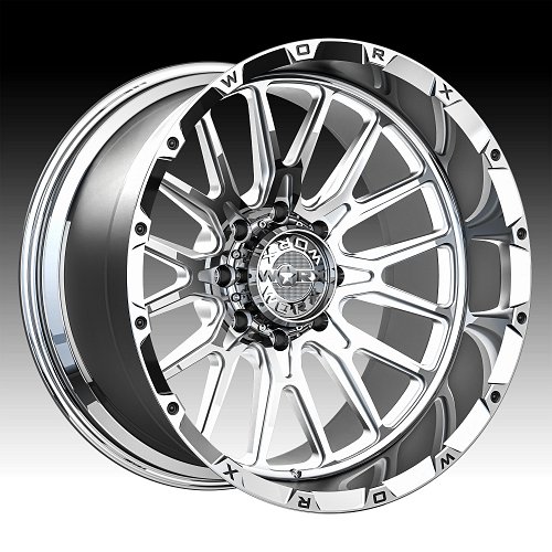 Worx Offroad Forged WF818P Polished Custom Truck Wheels 1